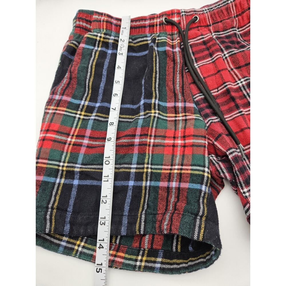 PacSun Two-tone Plaid Flannel Grunge Cotton Shorts sz Small - Picture 7 of 7